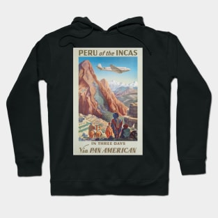 Vintage Travel Poster - Peru Hoodie